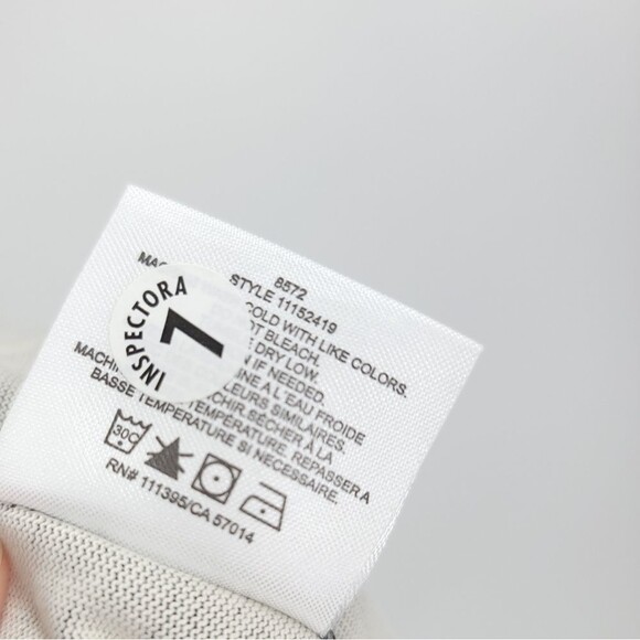 Tory Burch Bologna Knit Mini Dress Aztec 100% Pima Cotton Drawstring - Picture 9 of 11